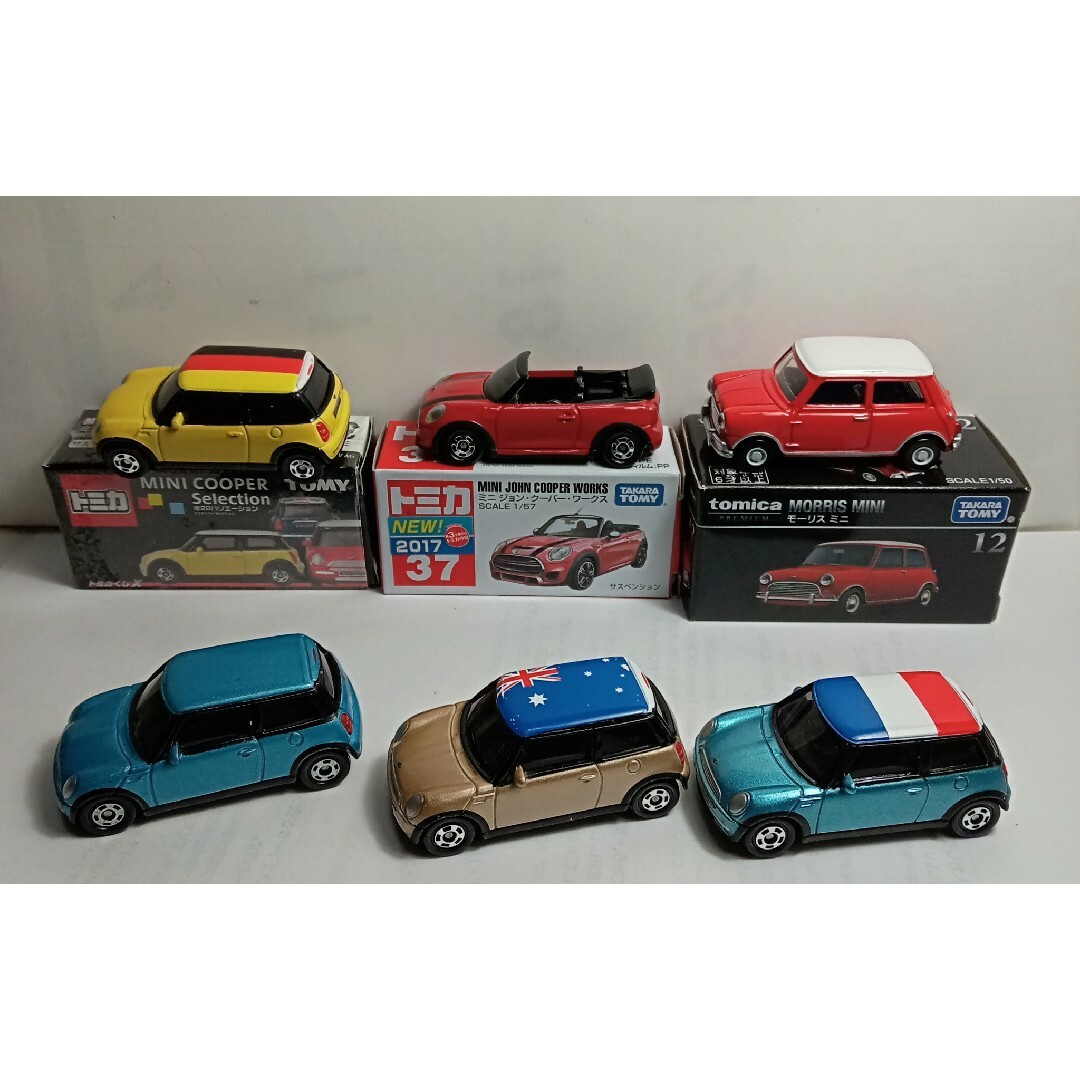 Takara Tomy(タカラトミー)のトミカミニクーパー6種6台 エンタメ/ホビーのおもちゃ/ぬいぐるみ(ミニカー)の商品写真