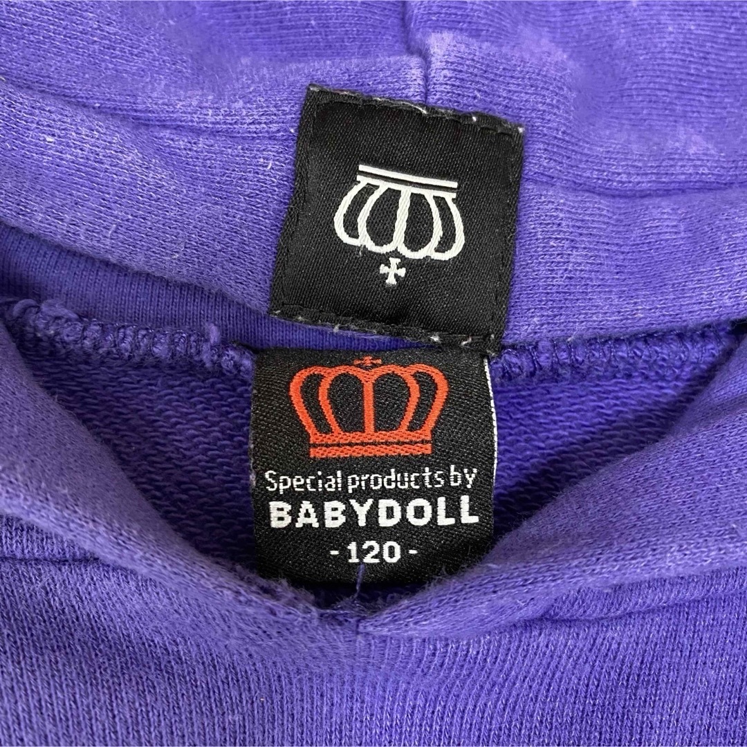 BABYDOLL(ベビードール)のBABYDOLL ディズニー パーカー ミッキー スパンコール キッズ 120 キッズ/ベビー/マタニティのキッズ服男の子用(90cm~)(Tシャツ/カットソー)の商品写真