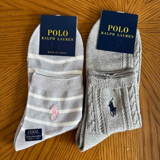 ポロラルフローレン(POLO RALPH LAUREN)の新品★ポロラルフローレン★靴下★レディース★2足セット(ソックス)