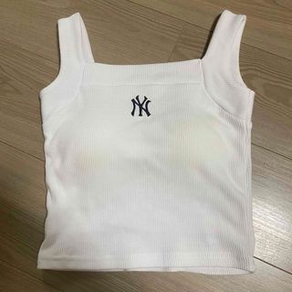 メジャーリーグベースボール(MLB)のMLB  カップ付きトップス　タンクトップ　ノースリーブ(カットソー(半袖/袖なし))