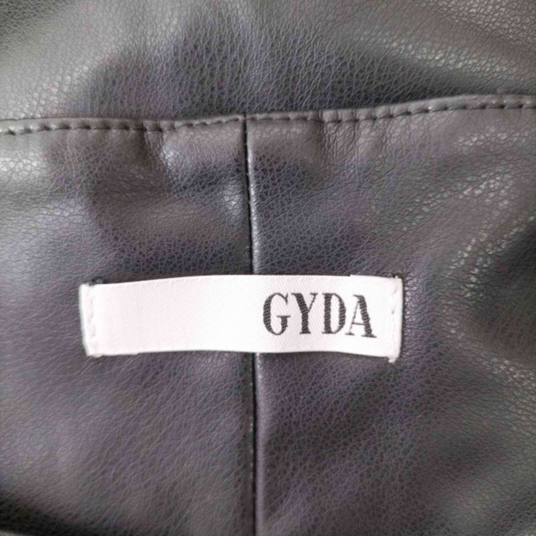 GYDA(ジェイダ)のGYDA(ジェイダ) フェイクレザーZIPスカートライクショーパン レディース レディースのスカート(その他)の商品写真