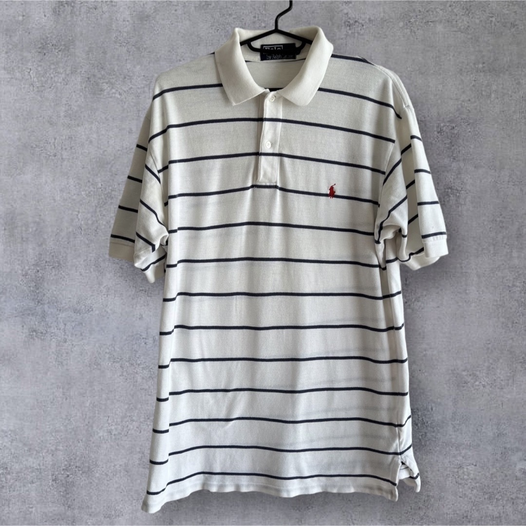 POLO RALPH LAUREN(ポロラルフローレン)のラルフローレン ポロシャツ 半袖 白L Polo Ralph Lauren メンズのトップス(ポロシャツ)の商品写真