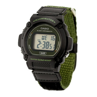 カシオ(CASIO)の【新品】カシオ CASIO 腕時計 メンズ W-219HB-3AVDF クオーツ 液晶xカーキグリーン/ブラック デジタル表示(腕時計(アナログ))