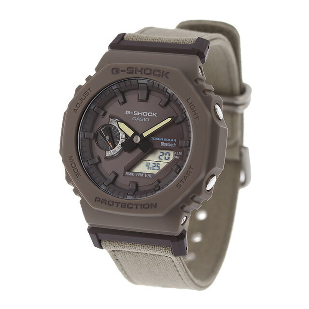 CASIO(カシオ)の【新品】カシオ CASIO G-SHOCK 腕時計 メンズ GA-B2100CT-5ADR Gショック アナログデジタル 2100シリーズ ソーラー ダークブラウンxカーキ アナデジ表示 メンズの時計(腕時計(アナログ))の商品写真