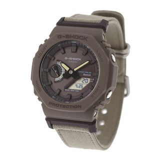 カシオ(CASIO)の【新品】カシオ CASIO G-SHOCK 腕時計 メンズ GA-B2100CT-5ADR Gショック アナログデジタル 2100シリーズ ソーラー ダークブラウンxカーキ アナデジ表示(腕時計(アナログ))