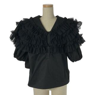 rosymonster / ロージーモンスター | decorative tulle blouse ブラウス | ブラック | レディース(シャツ/ブラウス(半袖/袖なし))
