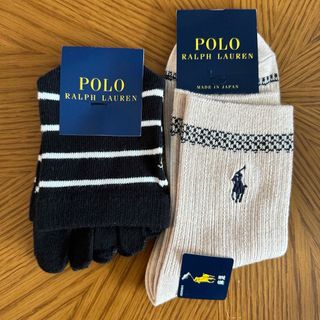 ポロラルフローレン(POLO RALPH LAUREN)の新品★ポロラルフローレン★靴下★レディース★2足セット(ソックス)