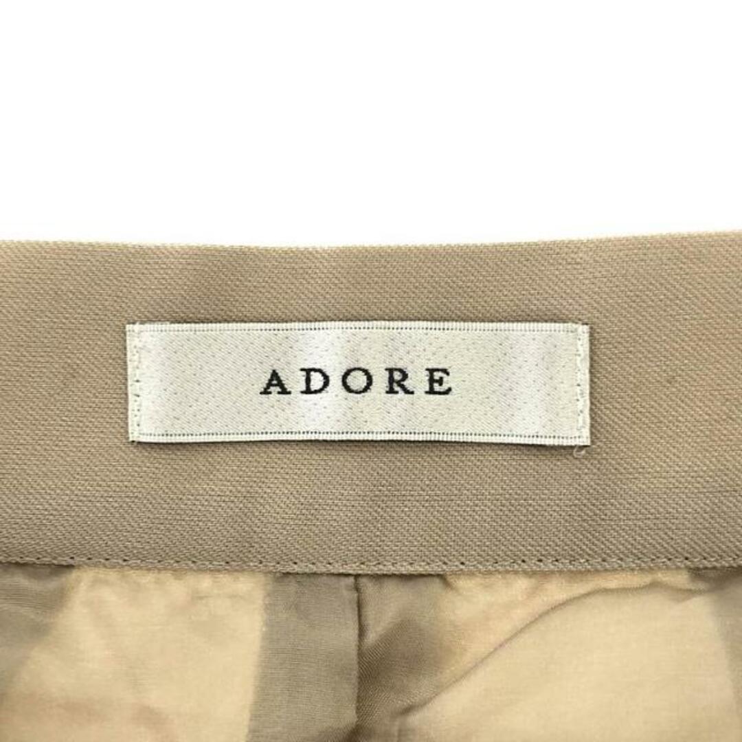 ADORE(アドーア)のADORE / アドーア | パネル切替 2トーン ウールトップ ストレッチパンツ | 36 | ベージュ | レディース レディースのパンツ(その他)の商品写真