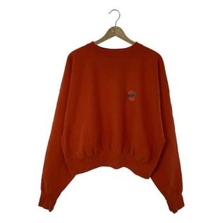 【美品】  HOLIDAY / ホリデイ | ULTRA HEAVY SWEAT CREW-NECK TOPS _ CIRCLE LOGO /  ウルトラヘビースウェットクルーネックトップス  _ サークルロゴ | ONE-SIZE | オレンジ | レディース(トレーナー/スウェット)