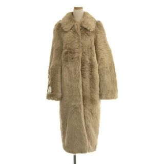 Stella McCartney - STELLA McCARTNEY / ステラマッカートニー | FUR FREE FUR ファー ステンカラー ロングコート | 36 | ベージュ | レディース