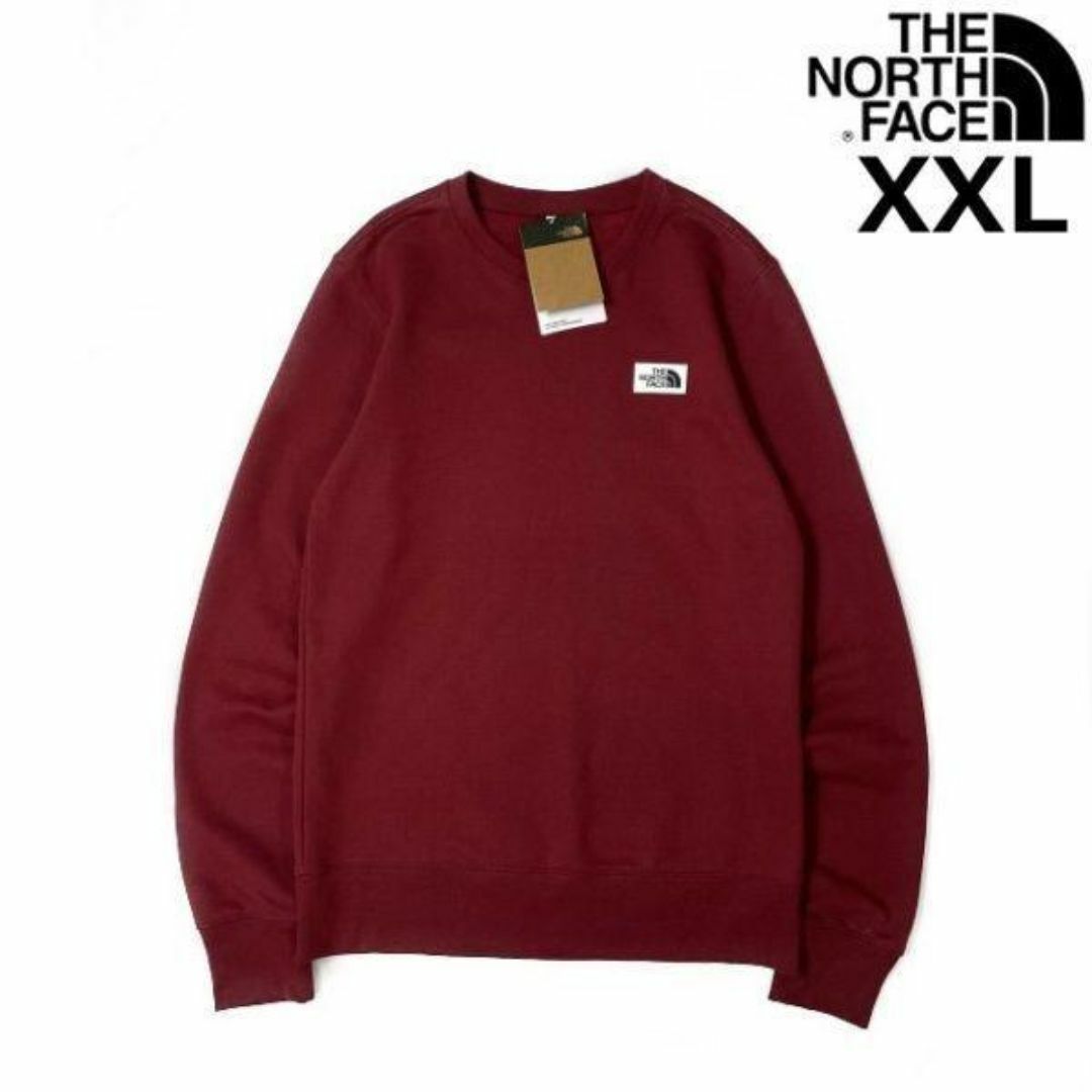 THE NORTH FACE(ザノースフェイス)のノースフェイス トレーナー US限定 ロゴパッチ(XXL)赤 181130 メンズのトップス(スウェット)の商品写真