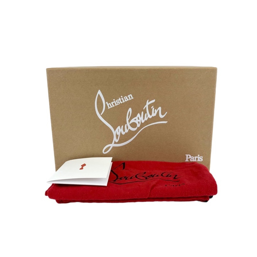 Christian Louboutin(クリスチャンルブタン)のクリスチャンルブタン Christian Louboutin パンプス 靴 シューズ ベロア ブラック 黒 シルバー スパイク スタッズ レディースの靴/シューズ(ハイヒール/パンプス)の商品写真