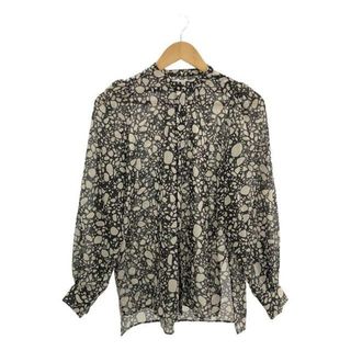 ハイク(HYKE)のHYKE / ハイク | 2023SS | PEBBLE PRINTED BLOUSE ペブルプリントブラウス | 1 | クリーム | レディース(シャツ/ブラウス(長袖/七分))