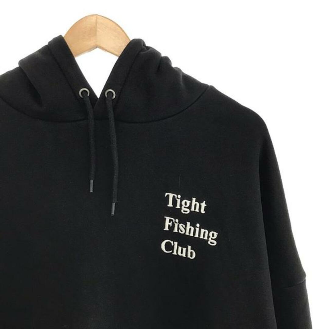 TIGHTBOOTH PRODUCTION / タイトブースプロダクション | × CHAOSFISHINGCLUB フロントロゴ スウェット フーディ / プルオーバーパーカー | XL | ブラック | メンズ メンズのトップス(スウェット)の商品写真