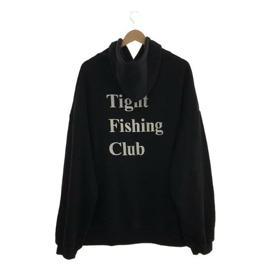 TIGHTBOOTH PRODUCTION / タイトブースプロダクション | × CHAOSFISHINGCLUB フロントロゴ スウェット フーディ / プルオーバーパーカー | XL | ブラック | メンズ メンズのトップス(スウェット)の商品写真