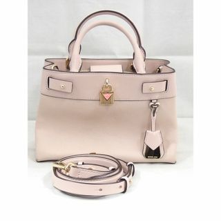 マイケルコース(Michael Kors)の美品★MICHAEL KORS マイケルコース レザー ピンク 2WAYバッグ(ショルダーバッグ)