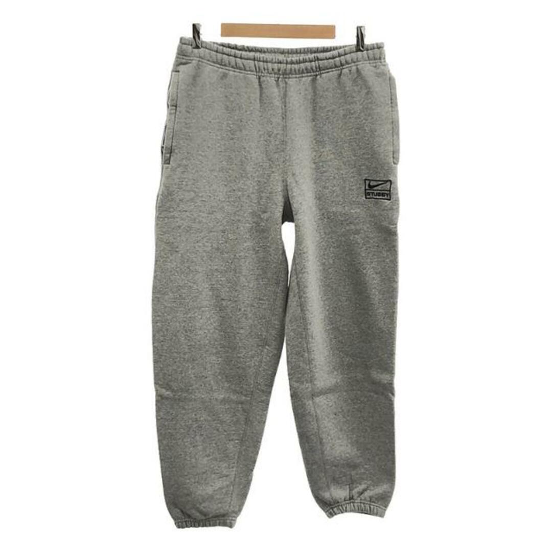 NIKE(ナイキ)のNIKE / ナイキ | × STUSSY / ステューシー NRG Washed Fleece Pant / ウォッシュド スウェット フリース パンツ | S | グレー | メンズ メンズのパンツ(その他)の商品写真