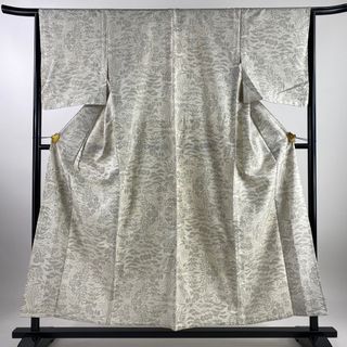 紬 身丈155.5cm 裄丈64.5cm 正絹 秀品 【中古】(着物)