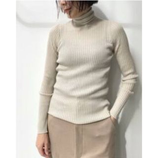 L'Appartement DEUXIEME CLASSE - アパルトモン　WIDE Rib knit ワイドリブニット