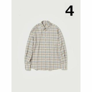 オーラリー(AURALEE)の未使用 24SS SUPER LIGHT WOOL CHECK SHIRT 4(シャツ)