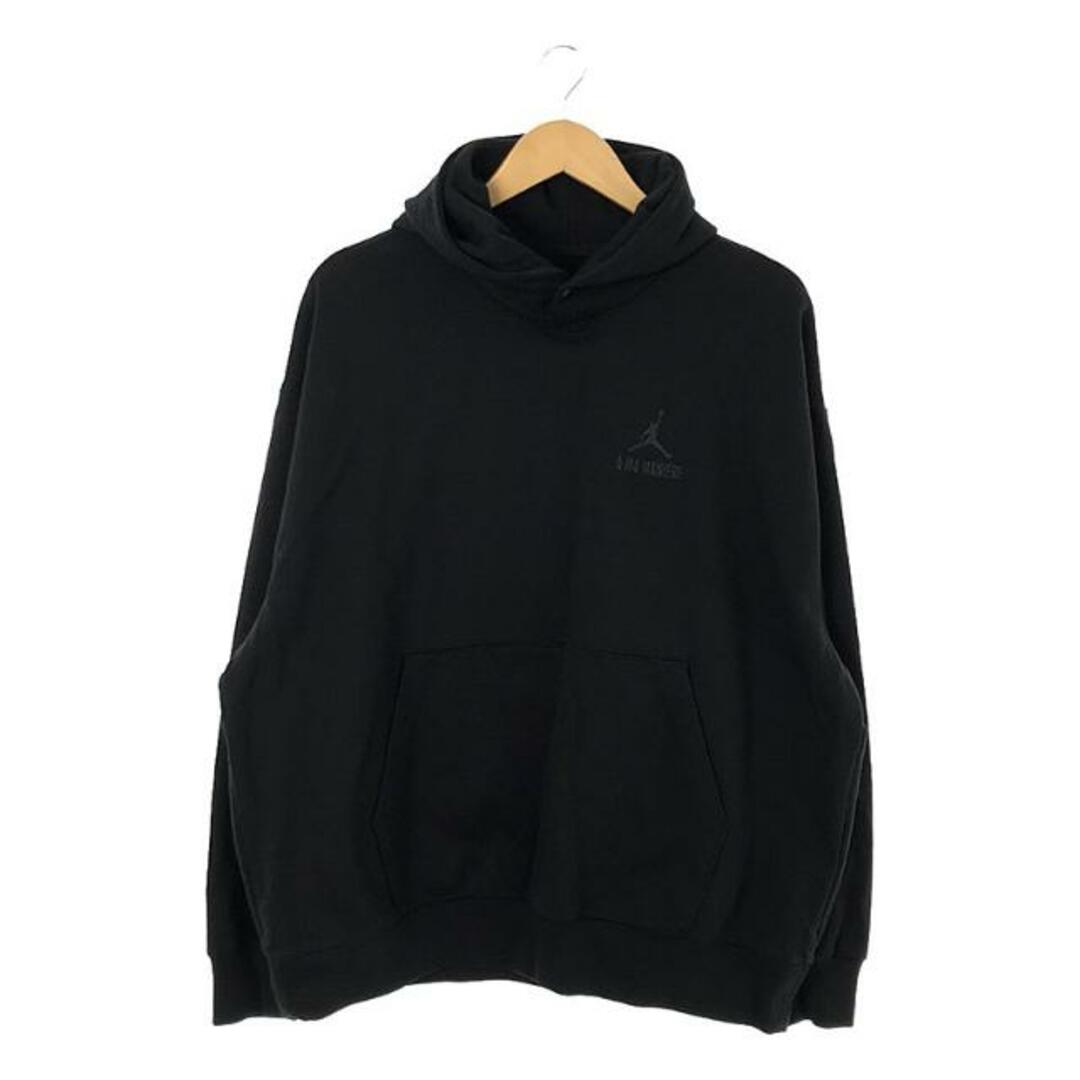 NIKE(ナイキ)のNIKE / ナイキ | × A Ma Maniere JORDAN BRAND M J AMM JACQUARD HOODIE / ジャカード スウェット フーディ | L | ブラック | メンズ メンズのトップス(スウェット)の商品写真