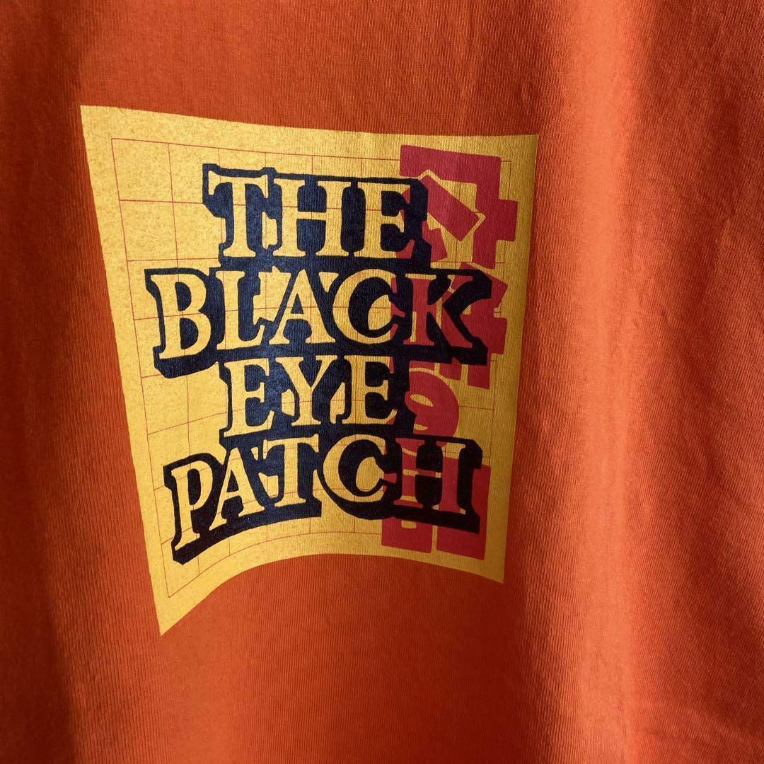 【人気ラベルロゴ】Black Eye Patch 古着でかろごTシャツ半袖L メンズのトップス(Tシャツ/カットソー(半袖/袖なし))の商品写真