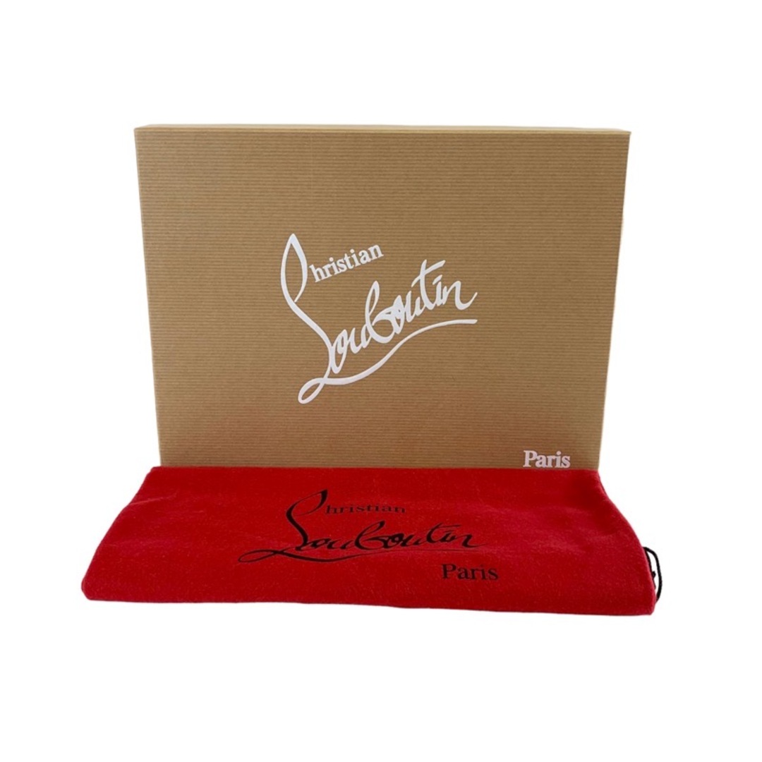 Christian Louboutin(クリスチャンルブタン)のクリスチャンルブタン Christian Louboutin パンプス 靴 シューズ スエード コルク ブルー シルバー 未使用 スパイク スタッズ ウェッジソール レディースの靴/シューズ(ハイヒール/パンプス)の商品写真