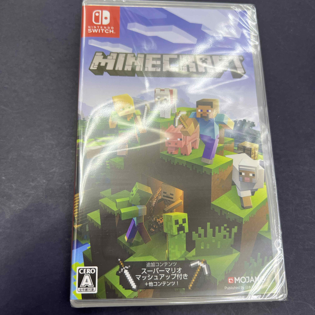 Nintendo Switch(ニンテンドースイッチ)の【Switch】 Minecraft マインクラフト　未開封品　素早くご発送 エンタメ/ホビーのゲームソフト/ゲーム機本体(家庭用ゲームソフト)の商品写真