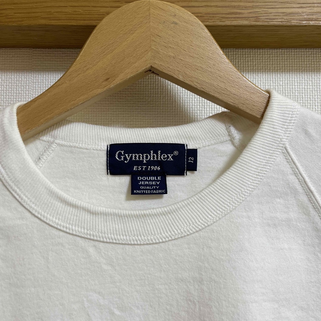 GYMPHLEX(ジムフレックス)のGymphlex ホワイトカットソー　12 レディースのトップス(カットソー(長袖/七分))の商品写真