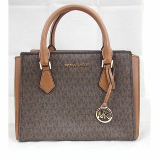 マイケルコース(Michael Kors)の美品★MICHAEL KORS MKロゴ ブラウン 2WAYバッグ(ショルダーバッグ)