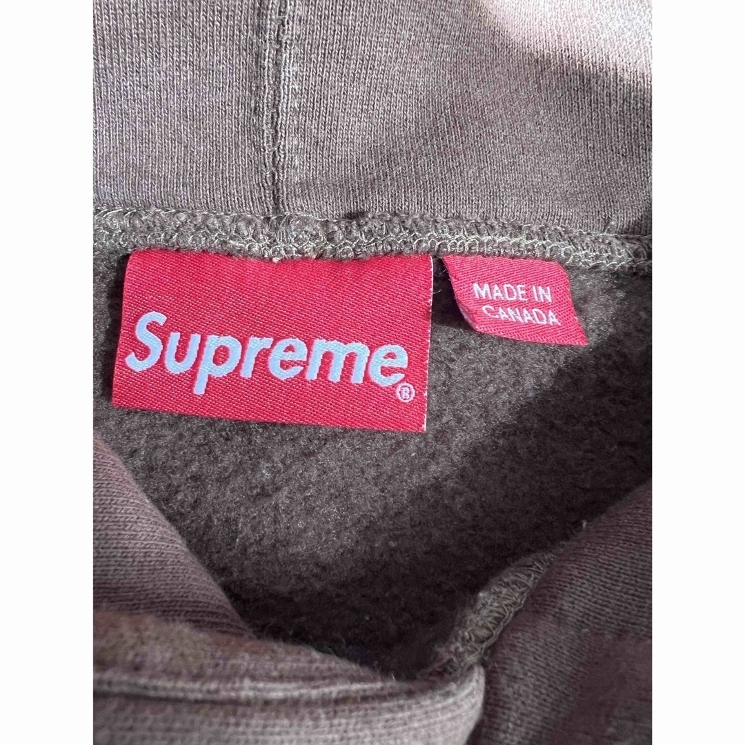 Supreme(シュプリーム)のsupreme 22aw S logo ツノ パーカー　堀米雄斗　ブラウン メンズのトップス(パーカー)の商品写真