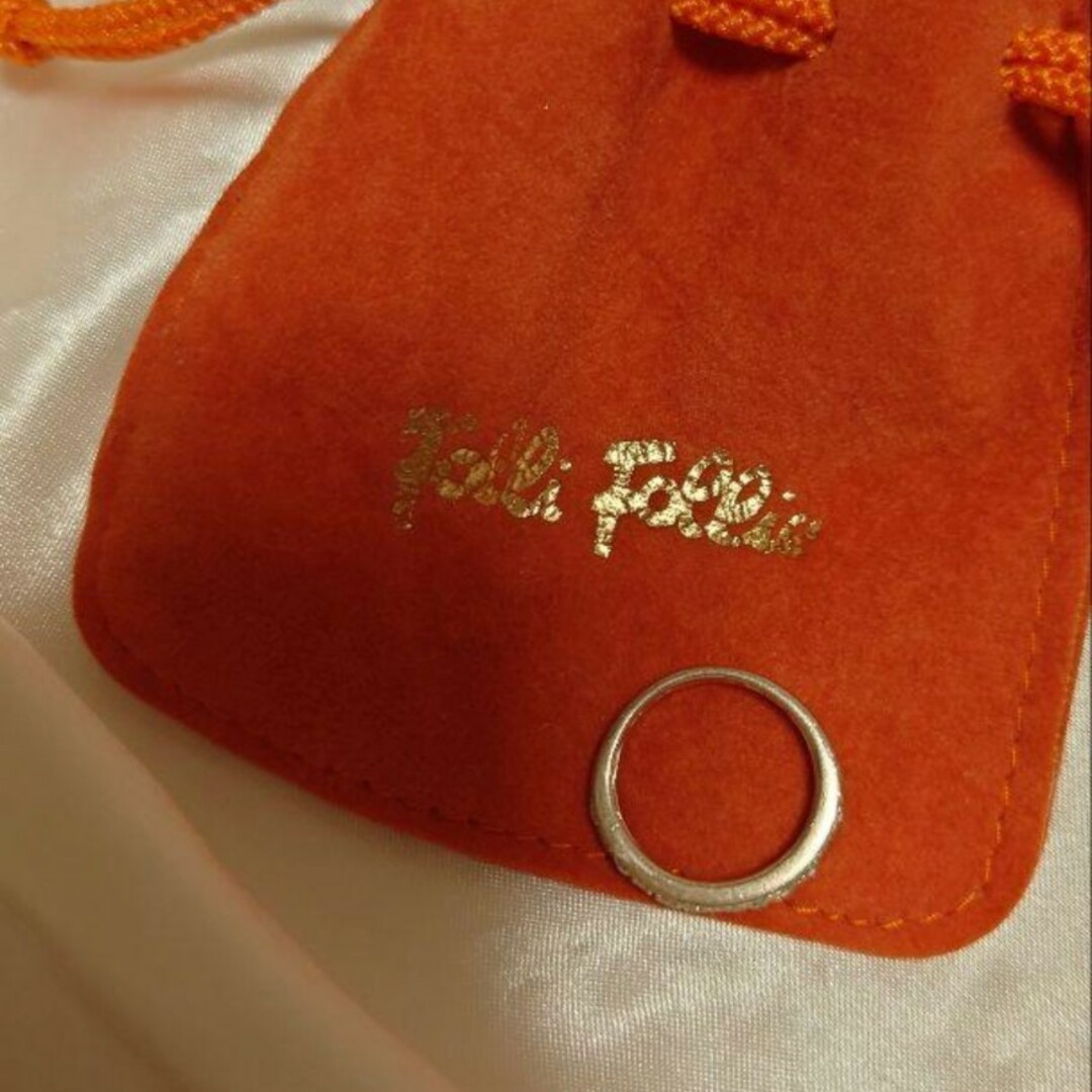 Folli Follie(フォリフォリ)の匿名配送 　フォリフォリ　ピンキーリング　7号　石取れ１箇所あり　袋付き レディースのアクセサリー(リング(指輪))の商品写真