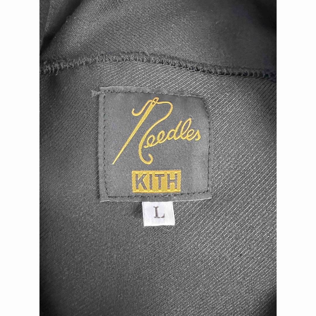 Needles(ニードルス)のneedles kith 別注　22aw トラックジャケット　L ブラック メンズのトップス(ジャージ)の商品写真