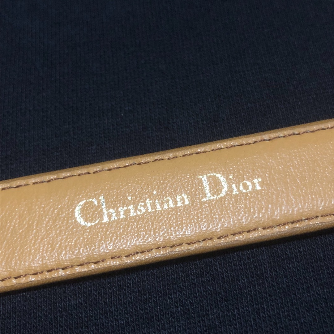 Christian Dior(クリスチャンディオール)の未使用 極美品 Christian Dior ディオール レザーベルト CDロゴ レディースのファッション小物(ベルト)の商品写真