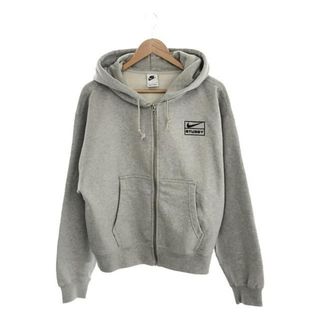 NIKE - 【美品】  NIKE / ナイキ | × STUSSY / ステューシー U Nrg F Fz Flc Hoodie / フルジップ フリース スウェットフーディ | S | グレー | メンズ