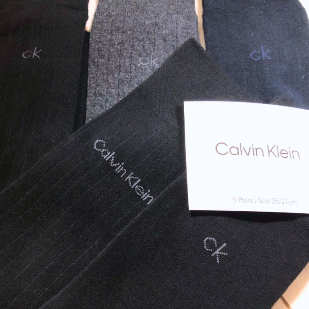 Calvin Klein(カルバンクライン)の全国送料無料☆新品未使用　カルバンクライン　メンズビジネスソックス10足セット メンズのレッグウェア(ソックス)の商品写真