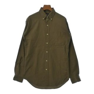 ダブルアールエル(RRL)のRRL ダブルアールエル カジュアルシャツ S 茶 【古着】【中古】(シャツ)