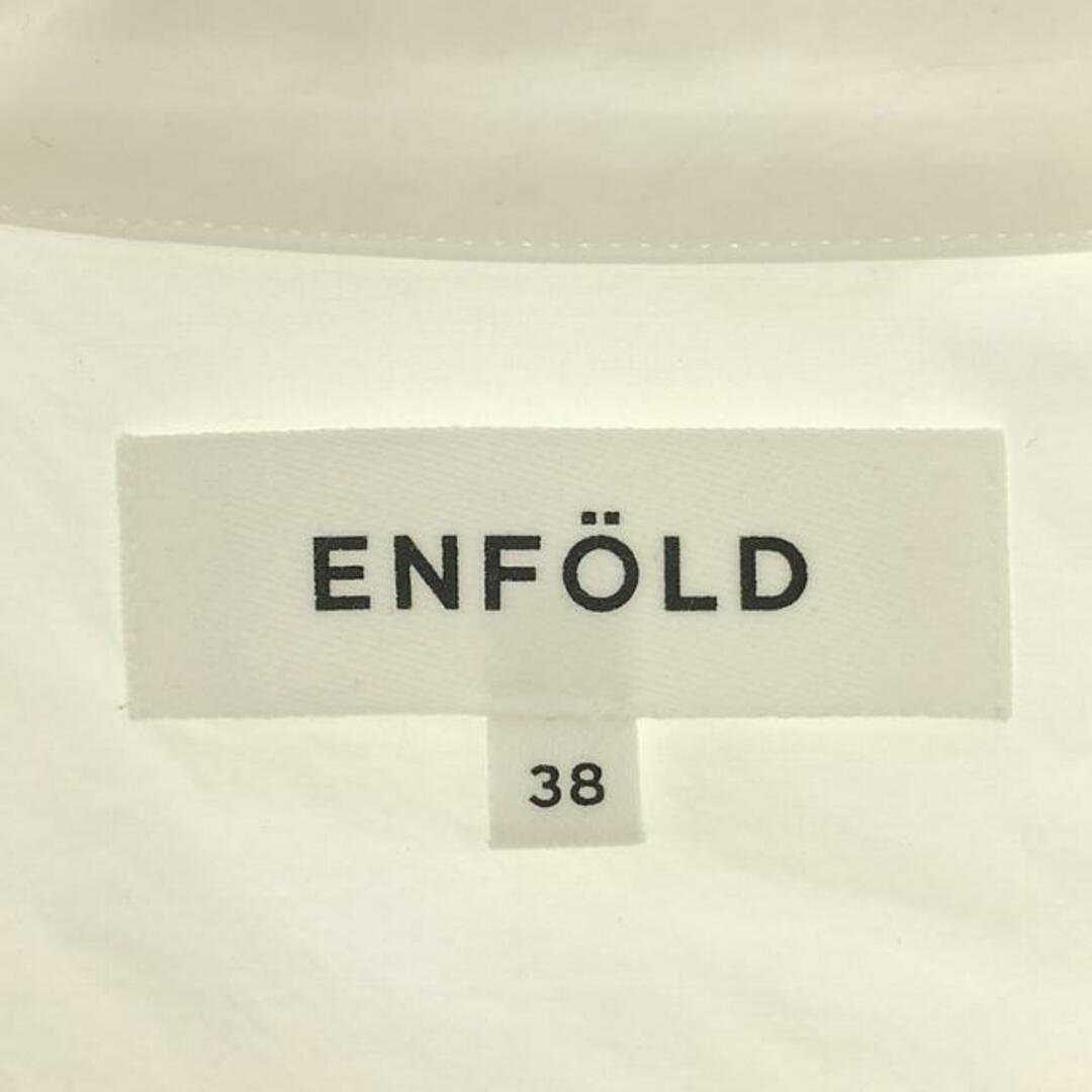 ENFOLD(エンフォルド)のENFOLD / エンフォルド | 2022AW | HEXAGON SHIRT ヘキサゴンシャツ | 38 | ホワイト | レディース レディースのトップス(シャツ/ブラウス(長袖/七分))の商品写真