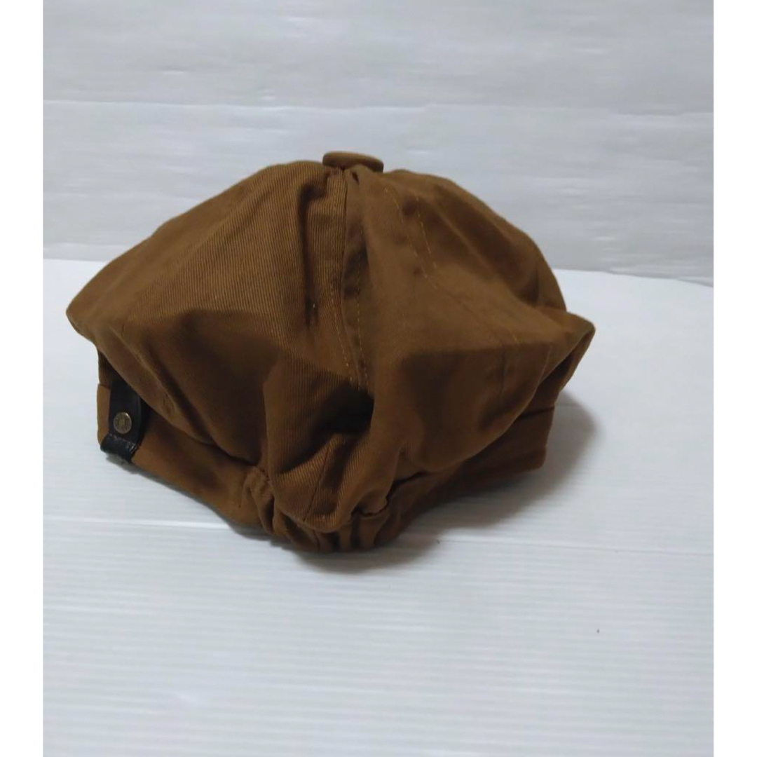 キャスケット ハンチング ユニセックス　ブラウン　帽子 ハット   ハンチング帽 レディースの帽子(キャスケット)の商品写真