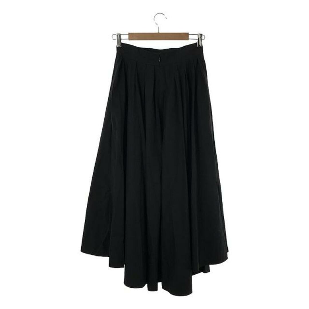 MADISONBLUE(マディソンブルー)のMADISON BLUE / マディソンブルー | TUCK VOLUME SKIRT ロングスカート | M | ブラック | レディース レディースのスカート(ロングスカート)の商品写真