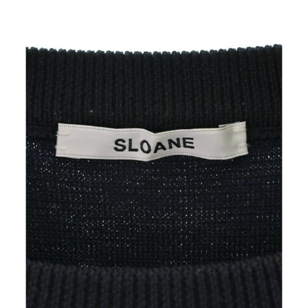 SLOANE(スローン)のSLOANE スローン ニット・セーター 3(L位) 紺 【古着】【中古】 レディースのトップス(ニット/セーター)の商品写真