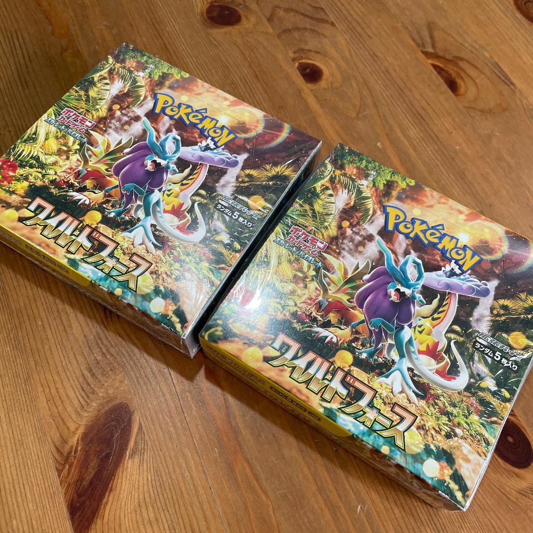 ポケモン - 【シュリンク付き】ポケモンカードゲーム ワイルドフォース BOX × 2個