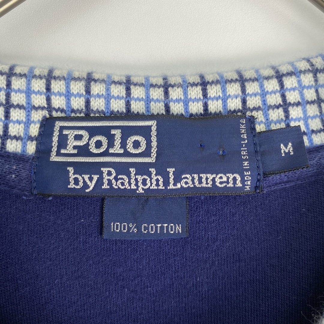 POLO（RALPH LAUREN）(ポロ)のポロバイラルフローレン　ポロシャツ　ワンポイント　刺しゅう　チェック　紺 メンズのトップス(ポロシャツ)の商品写真