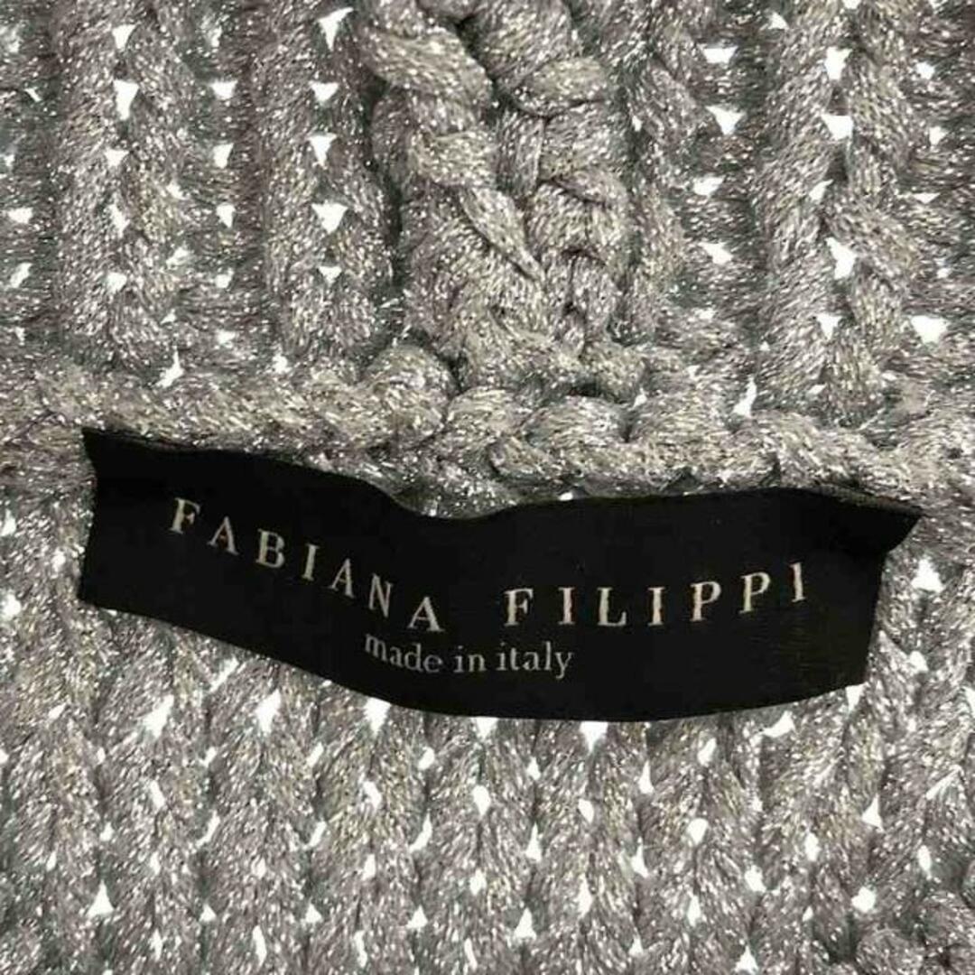 【美品】  FABIANA FILIPPI / ファビアナフィリッピ | コクーン モックネックニット | XS | シルバー | レディース レディースのトップス(ニット/セーター)の商品写真