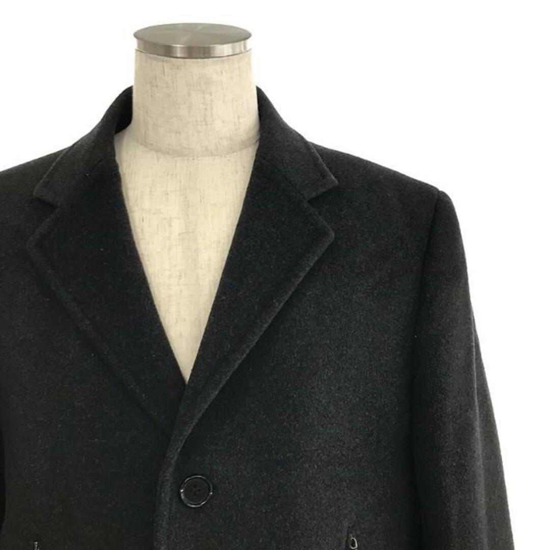 Yves Saint Laurent(イヴサンローラン)のYVES SAINT LAURENT / イヴサンローラン | × LAVORAZIONE SARTORIALE Cashmere & Wool  / カシミヤ ウール オーバーコート / 総裏地 | 54 | グレー | メンズ メンズのジャケット/アウター(その他)の商品写真