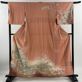 訪問着 身丈160cm 裄丈68cm 正絹 秀品 【中古】(着物)