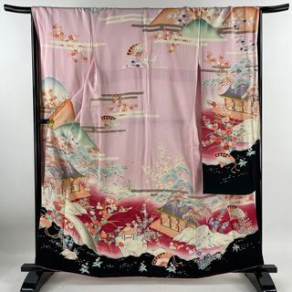 振袖 身丈162cm 裄丈68.5cm 正絹 秀品 【中古】(着物)