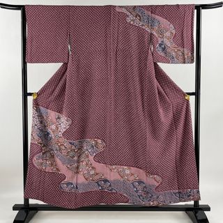 訪問着 身丈154cm 裄丈63cm 正絹 秀品 【中古】(着物)