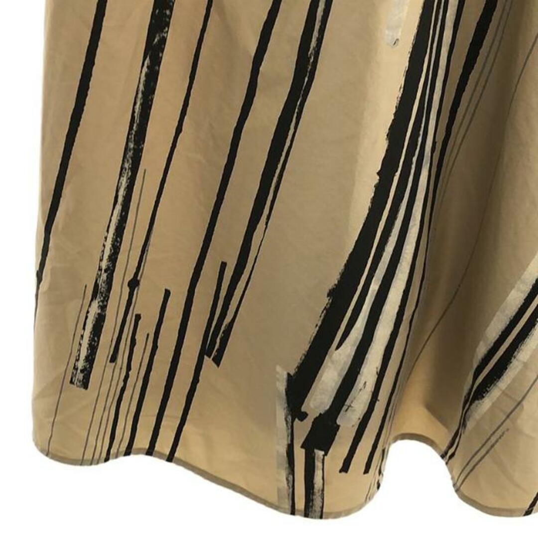 RUMCHE / ラム・シェ | 2023SS | Wood Print Asymmetry Skirt ウッドプリント アシンメトリースカート | M | ベージュ | レディース レディースのスカート(ロングスカート)の商品写真