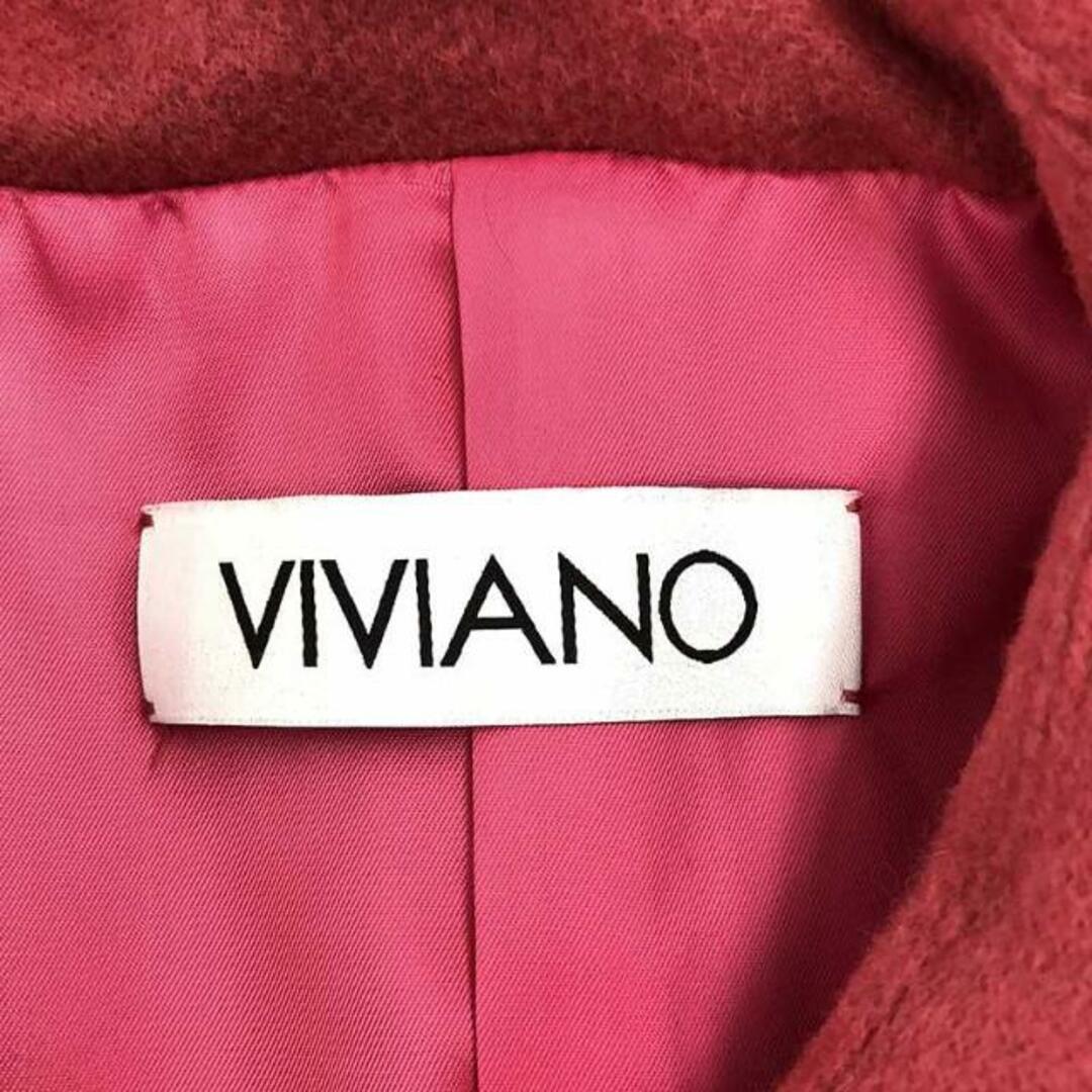 VIVIANO / ヴィヴィアーノ | 2023AW | Double Collar Cropped Jacket / 着脱可カラー付き ウール ジャケット / 総裏地 | M | ピンク | レディース レディースのジャケット/アウター(その他)の商品写真